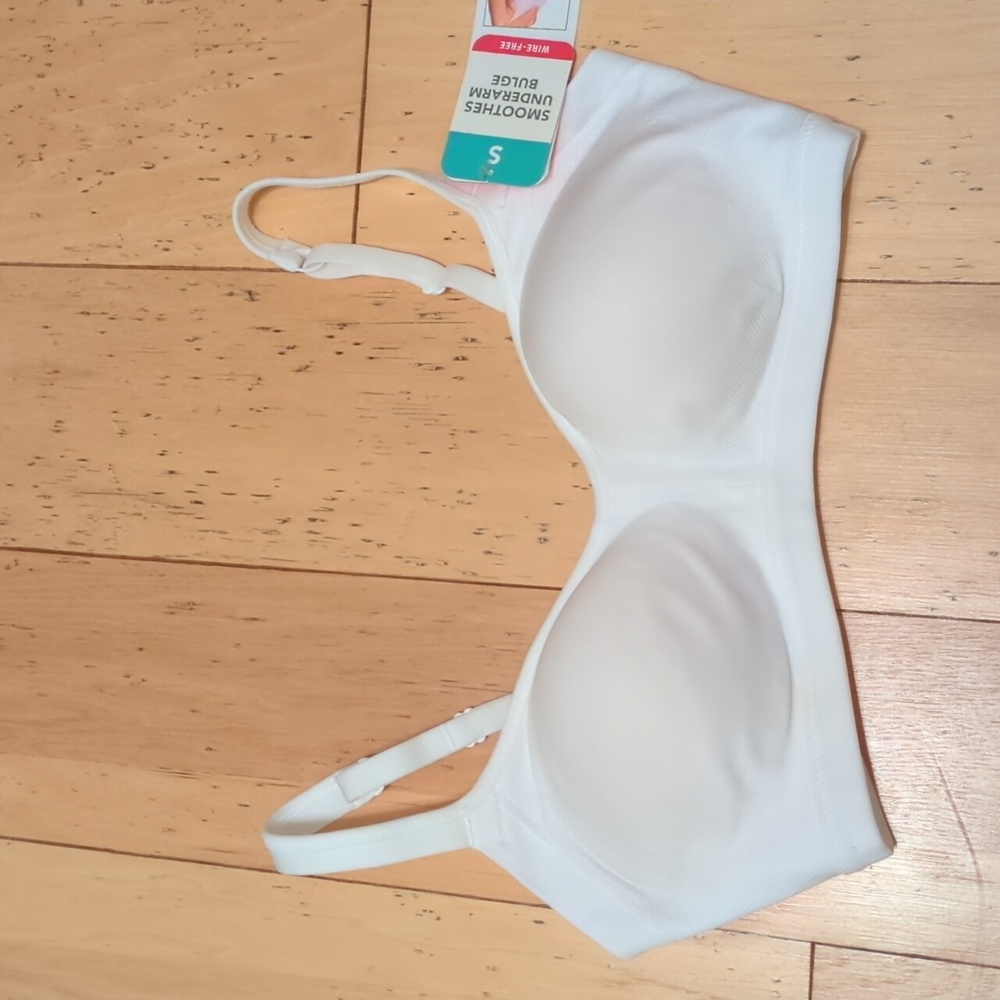 Warner Simply perfect wireless t-shirt bras size small White